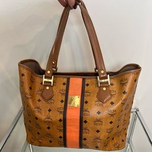 Authentic MCM Visetos tote bag